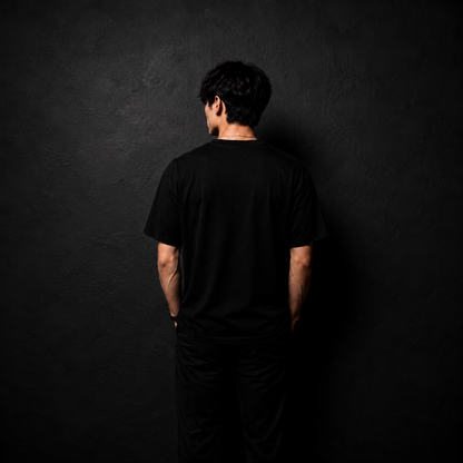 Dovik Dark Cat Graphic T-Shirt