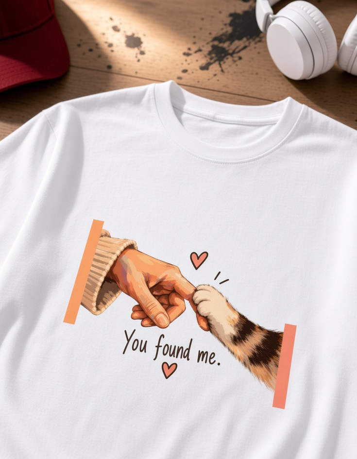 You Found Me Cat T-Shirt, Cat Lover Tee